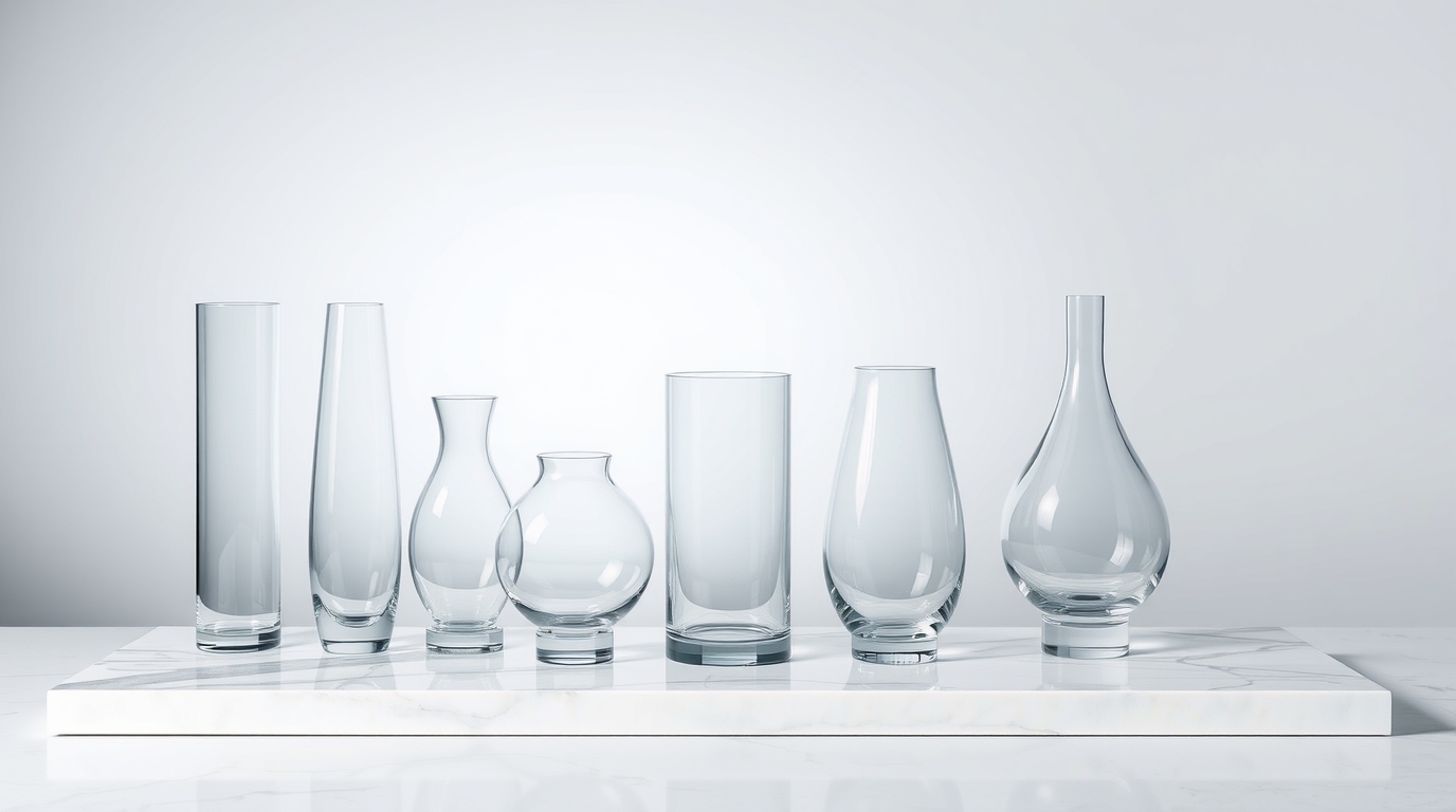 Стеклянные вазы