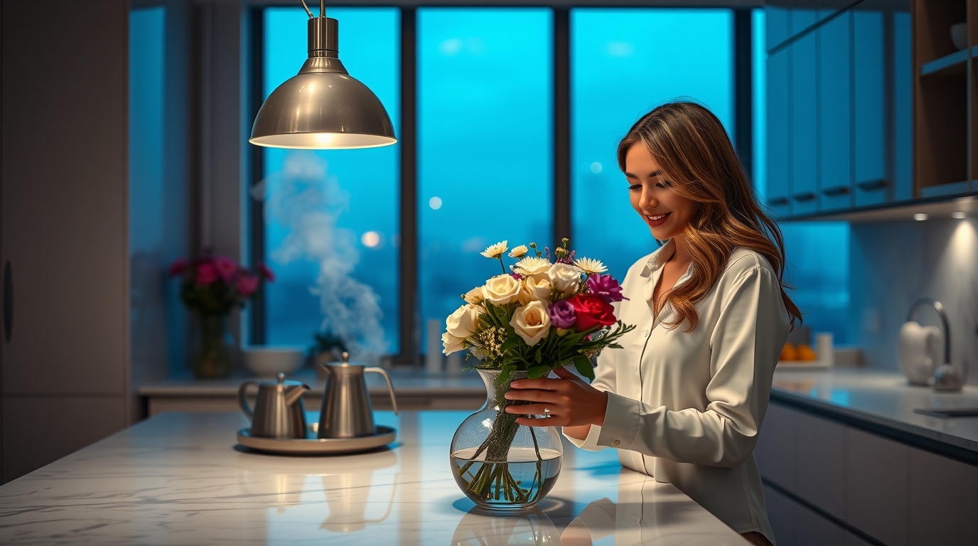 Стеклянные вазы