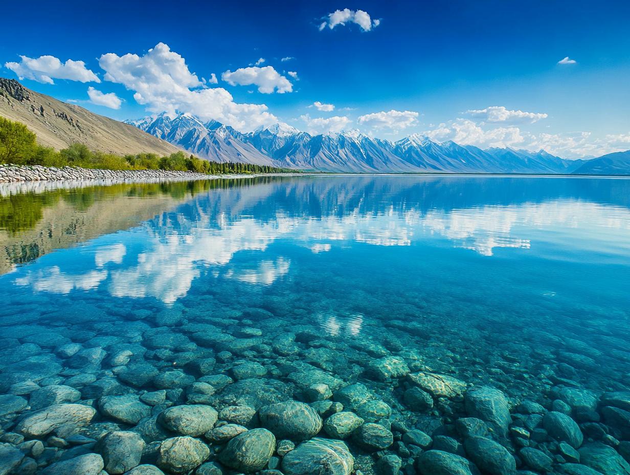 Кристально чистая вода Иссык-Куля